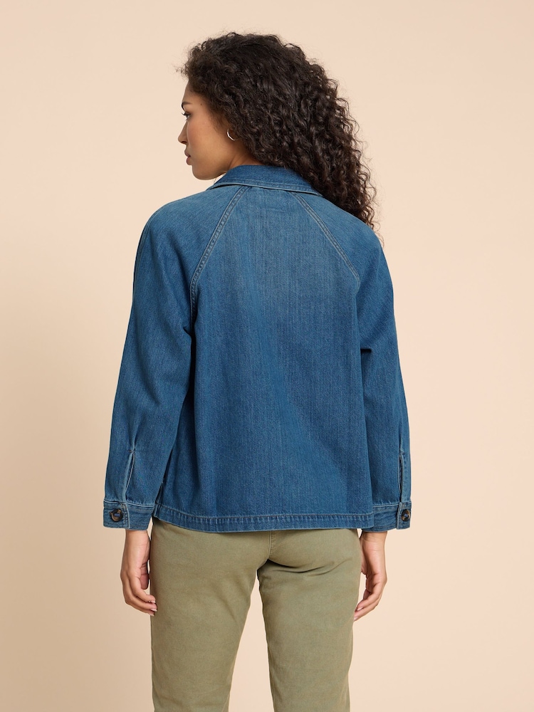 White Stuff Blue Eden Denim Jacket - Image 2 of 8