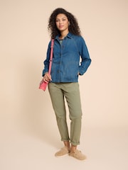 White Stuff Blue Eden Denim Jacket - Image 3 of 8