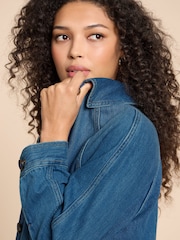 White Stuff Blue Eden Denim Jacket - Image 5 of 8