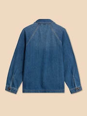 White Stuff Blue Eden Denim Jacket - Image 7 of 8