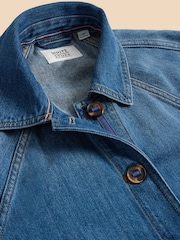White Stuff Blue Eden Denim Jacket - Image 8 of 8