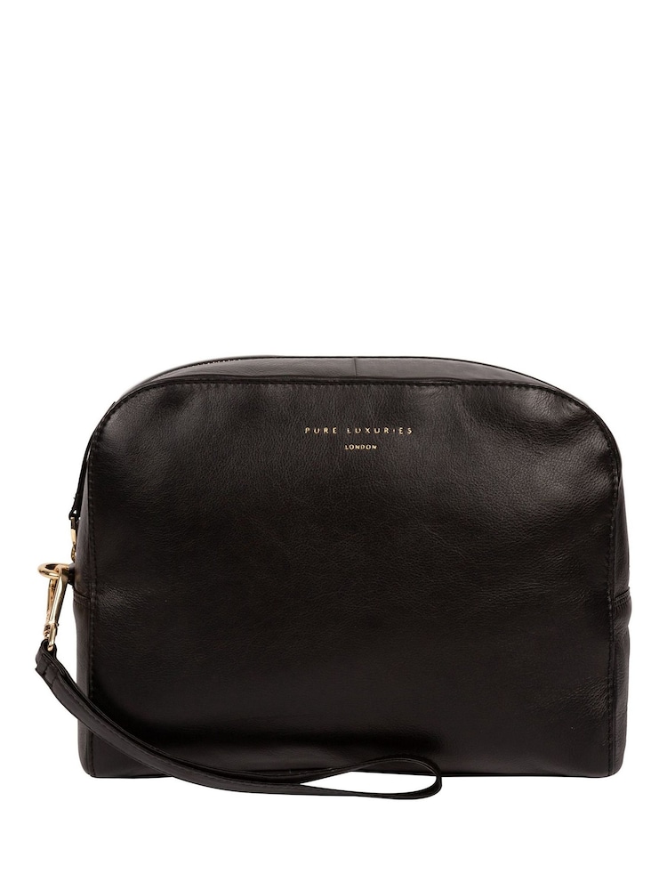 Pure Luxuries London Brompton Leather Cosmetic Bag - Image 1 of 5