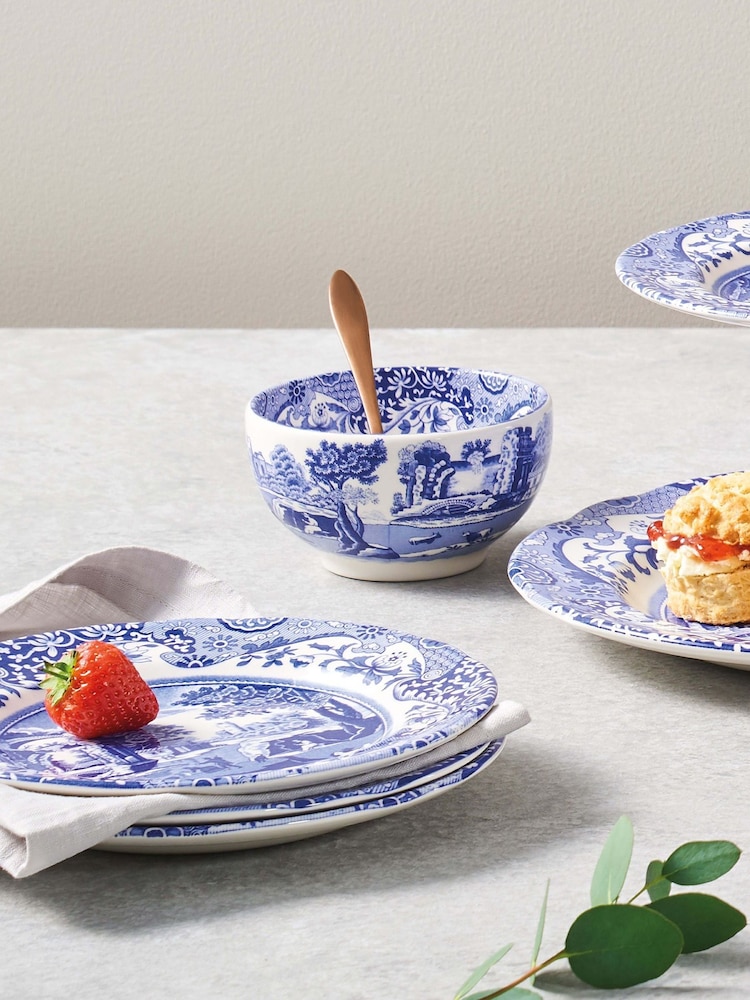Blue Spode Blue Italian Sugar Bowl - Image 1 of 2