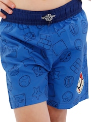 Character Blue Super Mario Swim Shorts - Image 4 of 6