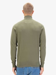 Luke 1977 Jacob 1000 Clover Quarter Zip Kint Jumper - Image 2 of 7