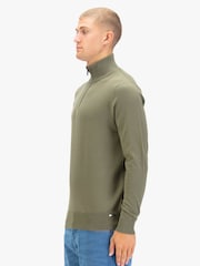 Luke 1977 Jacob 1000 Clover Quarter Zip Kint Jumper - Image 3 of 7