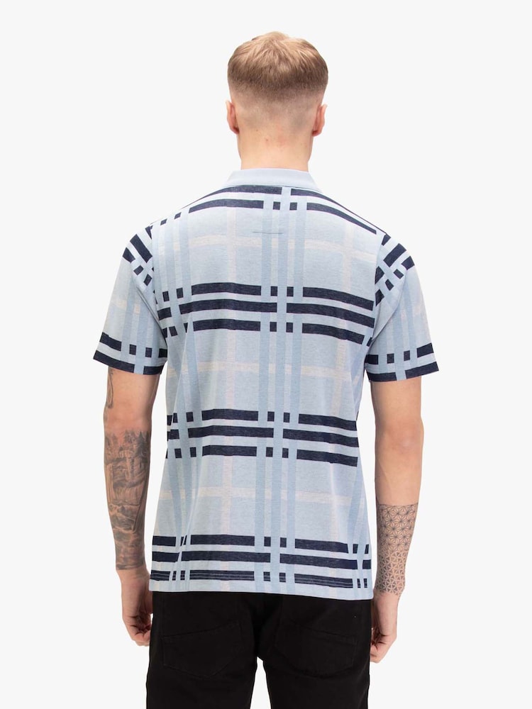Luke 1977 Castle Check Mix Polo Shirt - Image 2 of 7