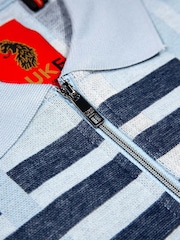 Luke 1977 Castle Check Mix Polo Shirt - Image 6 of 7