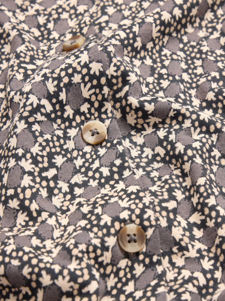 White Stuff Black Rua Jersey Shirt Dress - Image 7 of 7