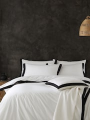 Style Sisters Cream Textured 100% Cotton Duvet Cover Set - Image 1 of 3