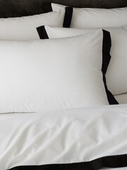 Style Sisters Cream Textured 100% Cotton Duvet Cover Set - Image 2 of 3