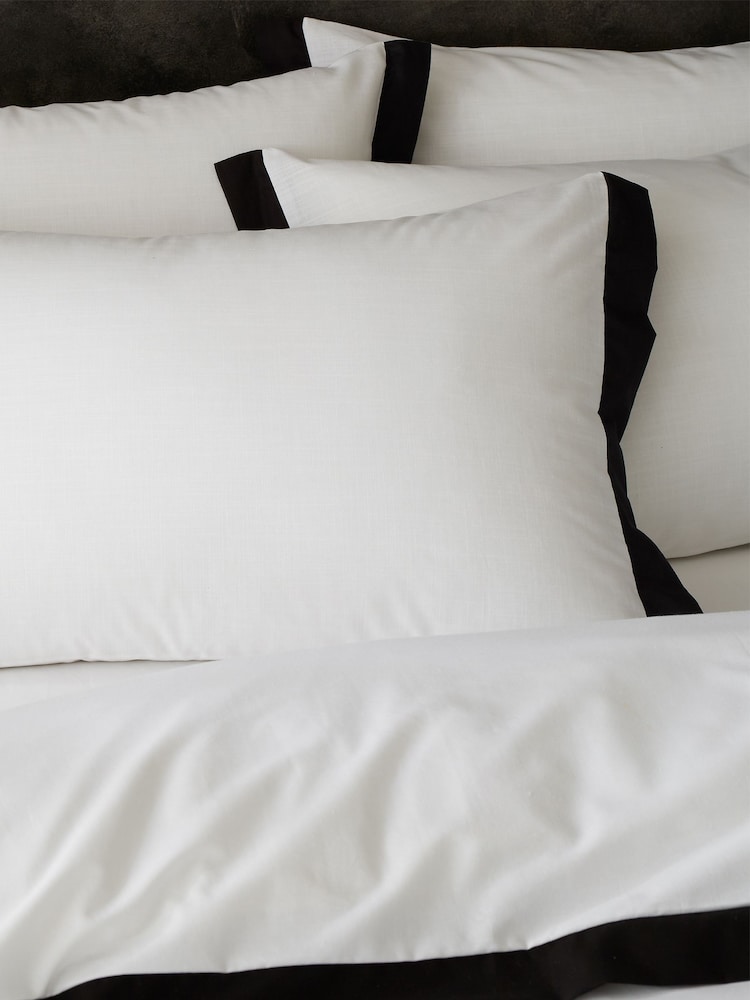 Style Sisters Cream Textured 100% Cotton Duvet Cover Set - Image 2 of 3