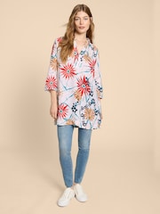 White Stuff White 100% Linen Blaire Tunic - Image 3 of 7