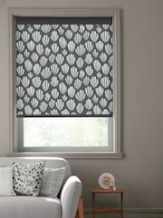 MissPrint Black Hoja Made To Measure Roller Blind - Image 1 of 2