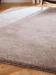 Light Grey Cosy Washable Shaggy Rug - Image 3 of 5