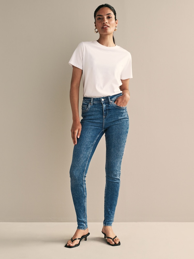 Dunkelblau/Denim - Superweiche Skinny Jeans - Bild 2 von 7