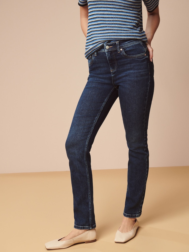 Authentique Bleu foncé - Jean slim super doux - Image 3 of 7