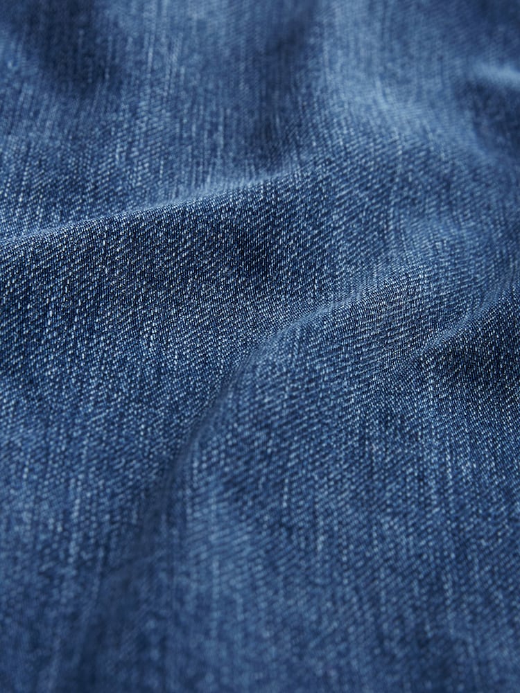Dark Blue Wide Leg Jeans - Image 6 of 6