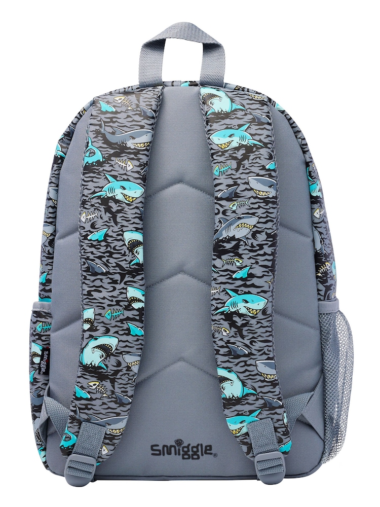 Smiggle Grey Wild Side Classic Attach Backpack - Image 2 of 4