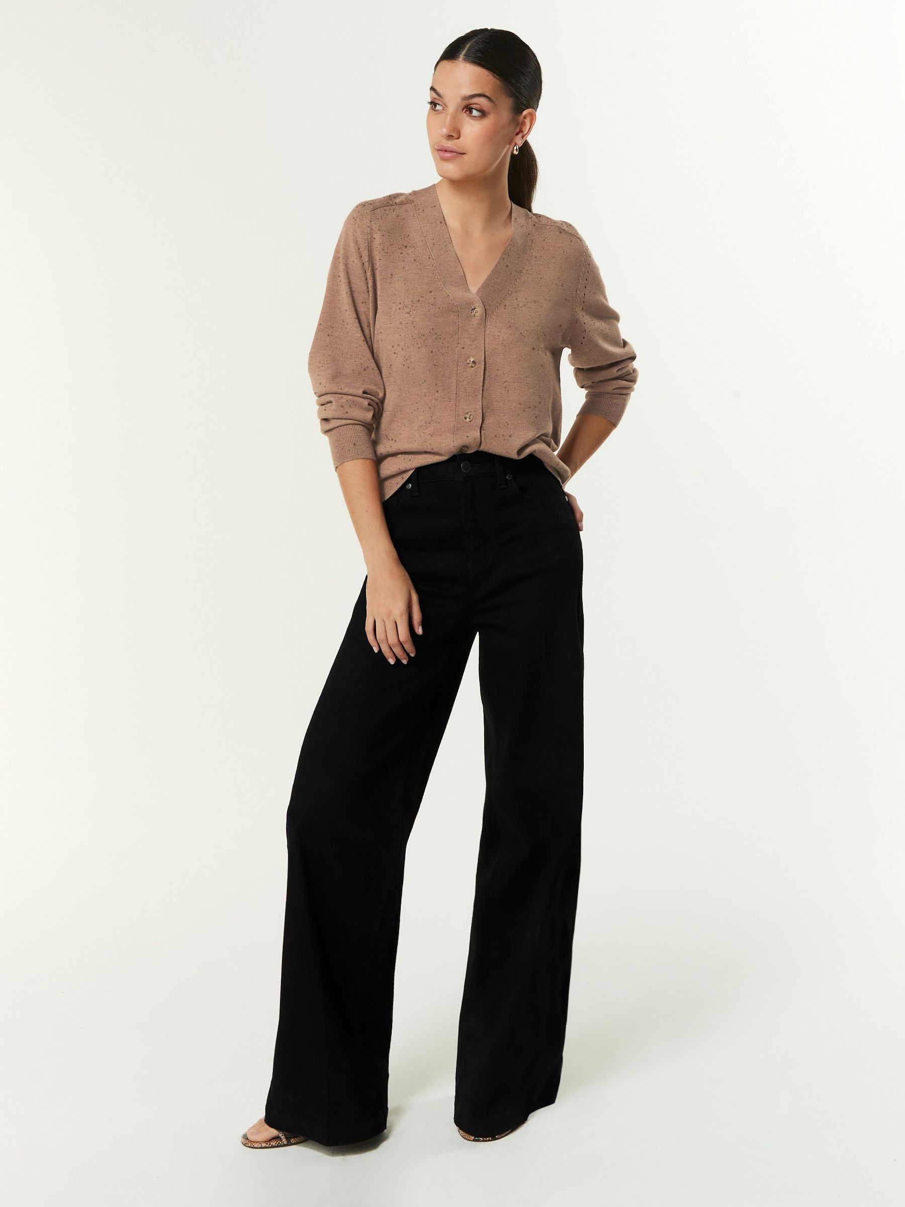 Buy Black Wide Leg Jeans from Next USA