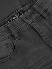 Grey Denim Tapered Fit Cotton Rich Stretch Jeans (3-17yrs) - Image 3 of 4