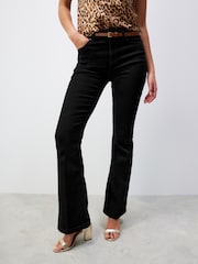 Black Supersoft Flare Jeans - Image 2 of 6