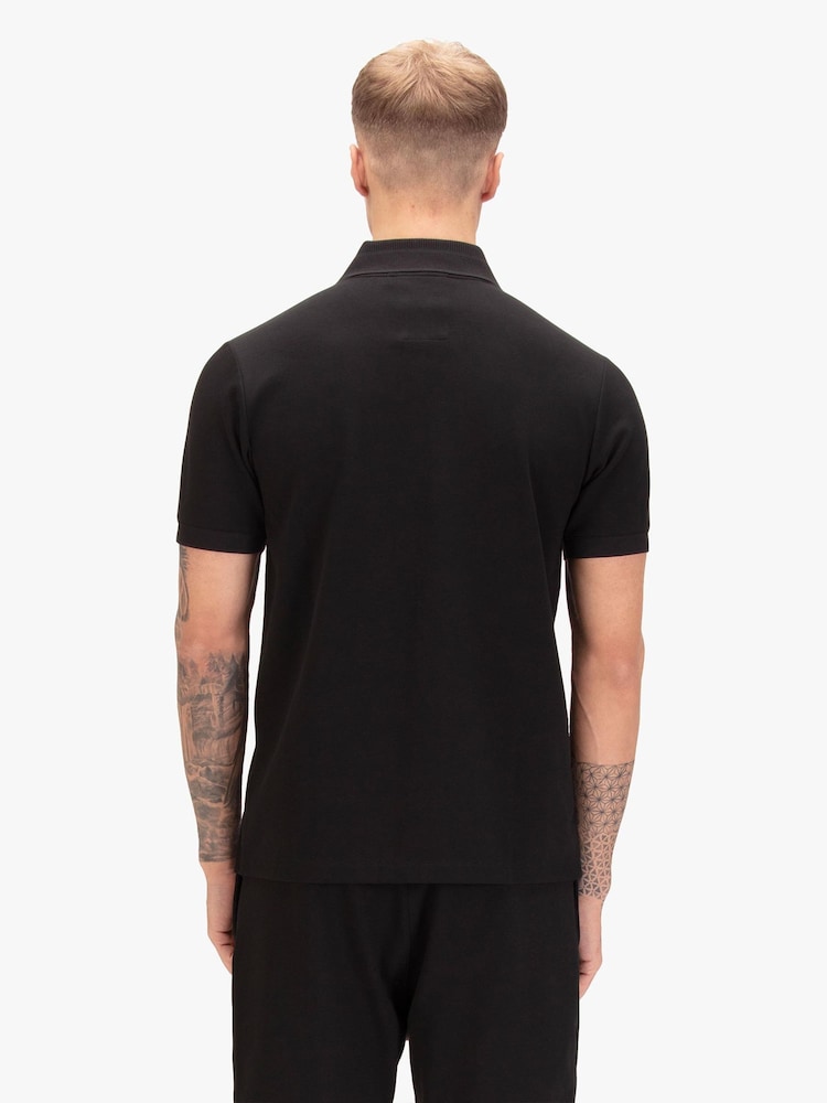 Luke 1977 Black Makati Polo Shirt - Image 2 of 8 Luke 1977 Black Makati Polo Shirt - Image 2 of 8
