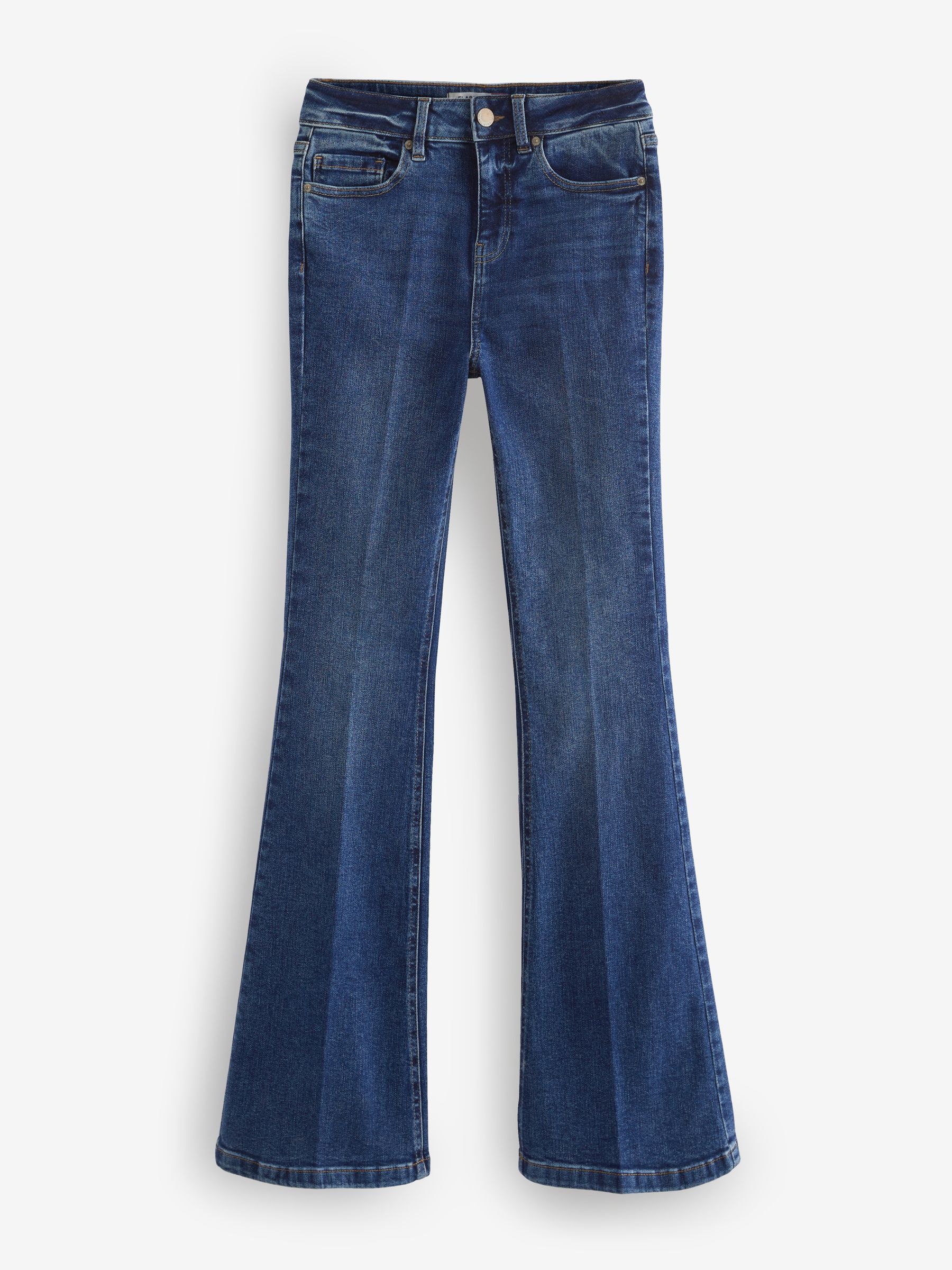 Buy Dark Blue Supersoft Flare Jeans from Next USA