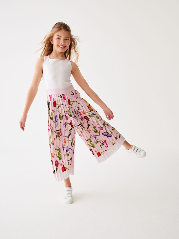 Baker by Ted Baker Pink Pleated Leg Jumpsuit - Image 2 of 12