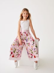 Baker by Ted Baker Pink Pleated Leg Jumpsuit - Image 5 of 12