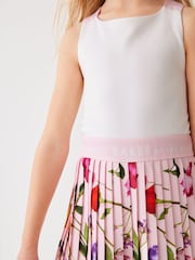 Baker by Ted Baker Pink Pleated Leg Jumpsuit - Image 6 of 12