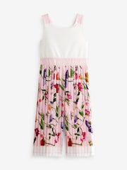 Baker by Ted Baker Pink Pleated Leg Jumpsuit - Image 8 of 12