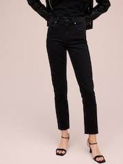 Black Slim Straight Jeans - Image 1 of 6