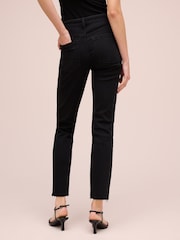 Black Slim Straight Jeans - Image 3 of 6