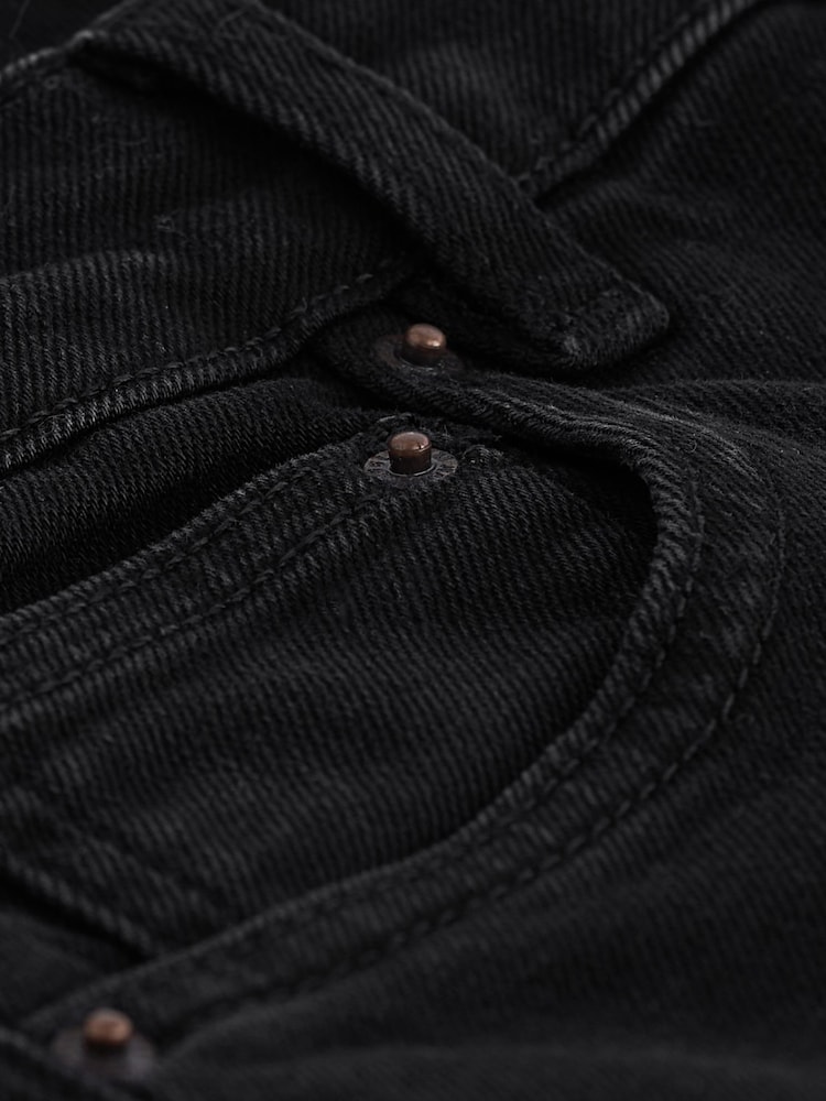 Black Slim Straight Jeans - Image 6 of 6