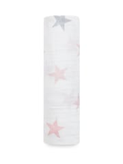 aden + anais™ Essentials Pink Muslin Blanket - Image 1 of 4