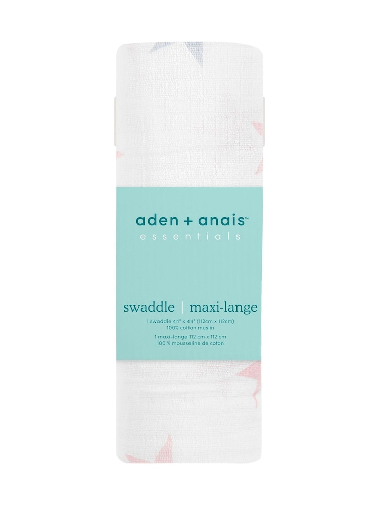 aden + anais™ Essentials Pink Muslin Blanket - Image 2 of 4