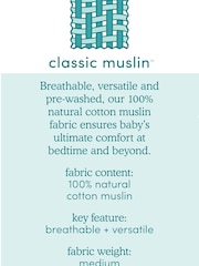 aden + anais™ Essentials Pink Muslin Blanket - Image 3 of 4