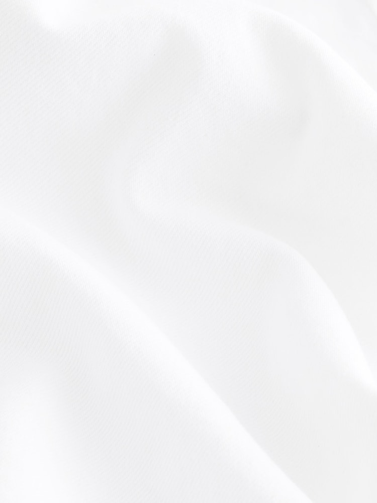 White 100% Cotton Column Mom Jeans - Image 7 of 7