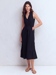 Boden Blue Viv Double Cloth Maxi Dress - Image 1 of 5