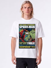 Brands In White Marvel Spider Man Brand New Day Hulk Cover T-Shirt - Image 1 of 4