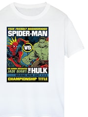 Brands In White Marvel Spider Man Brand New Day Hulk Cover T-Shirt - Image 3 of 4