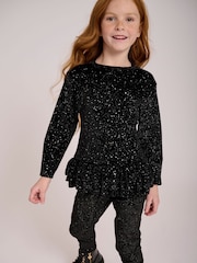 Angels Face Joss Sparkle Velveteen Black Set - Image 1 of 5