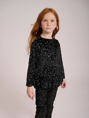 Angels Face Joss Sparkle Velveteen Black Set - Image 3 of 5