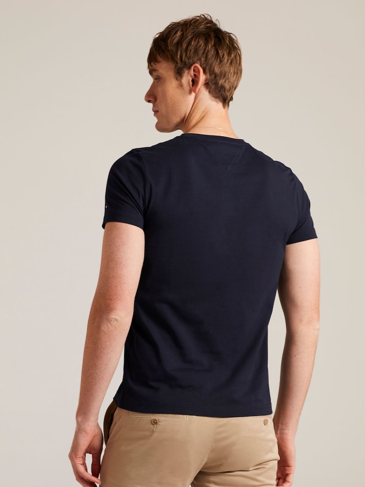 Tommy Hilfiger Blue Logo T-Shirt - Image 2 of 3