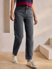 Washed Black Rigid Straight Leg Jeans - Image 2 of 7