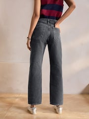 Washed Black Rigid Straight Leg Jeans - Image 3 of 7