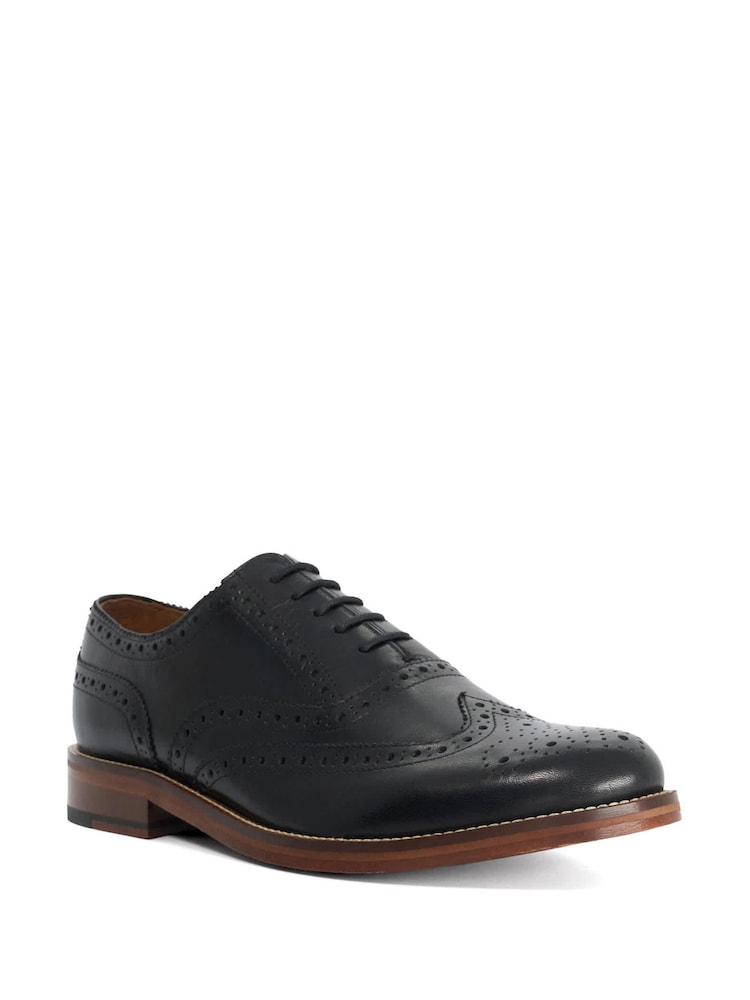 Noir - Dune London Sadwell Brogues - Image 2 sur 5 Noir - Dune London Sadwell Brogues - Image 2 sur 5