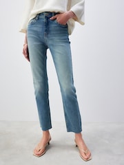 Green Tinted Slim Straight Jeans - Image 2 of 4