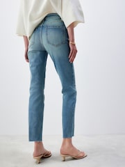 Green Tinted Slim Straight Jeans - Image 3 of 4